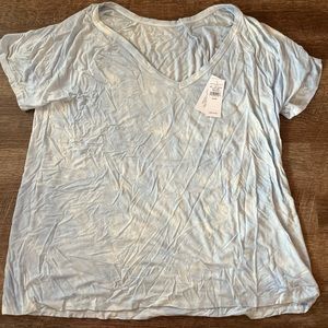 NWT American Eagle Soft and Sexy Blue Tie Dye Shirt Size XL